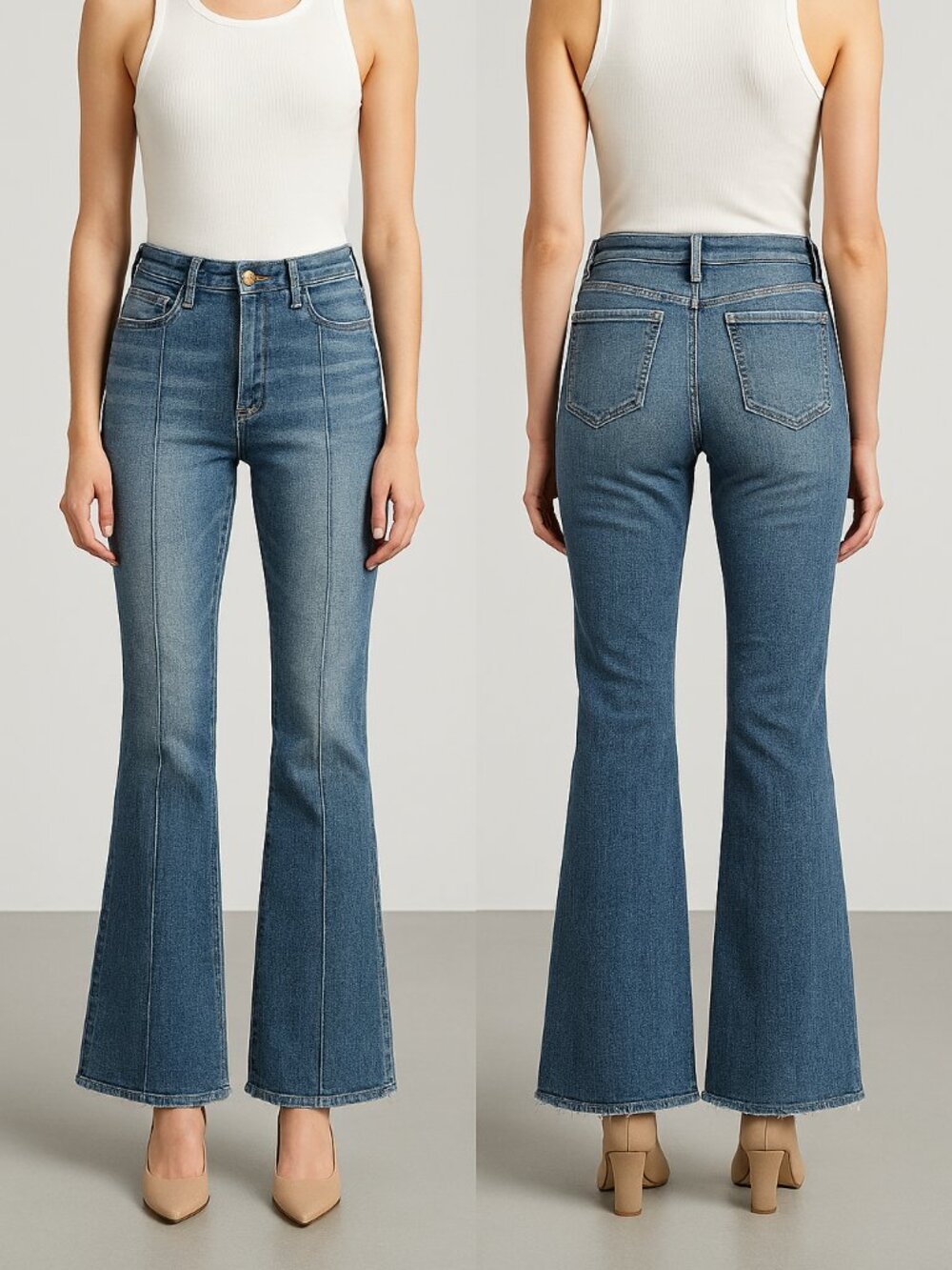 Express Denim Flare Jeans